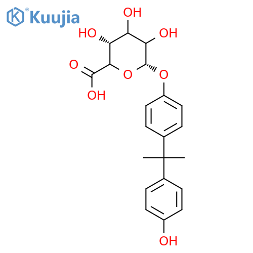 Bisphenol A b-D-Glucuronide structure