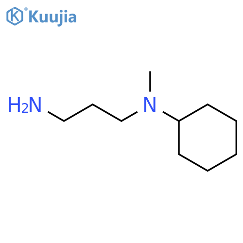N-(3-aminopropyl)-N-methylcyclohexanamine structure