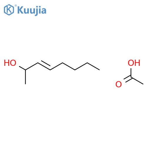 3-Octen-2-ol, acetate structure