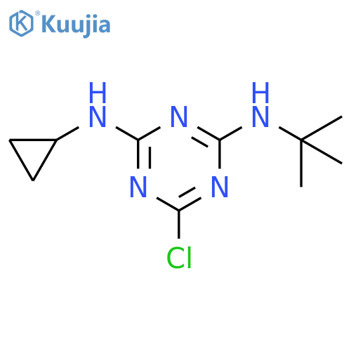 2-(tert-Butylamino)-4-chloro-6-cyclopropylamino-1,3,5-triazine structure