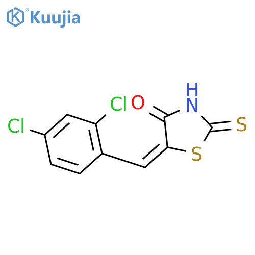 4-Thiazolidinone,5-[(2,4-dichlorophenyl)methylene]-2-thioxo- structure