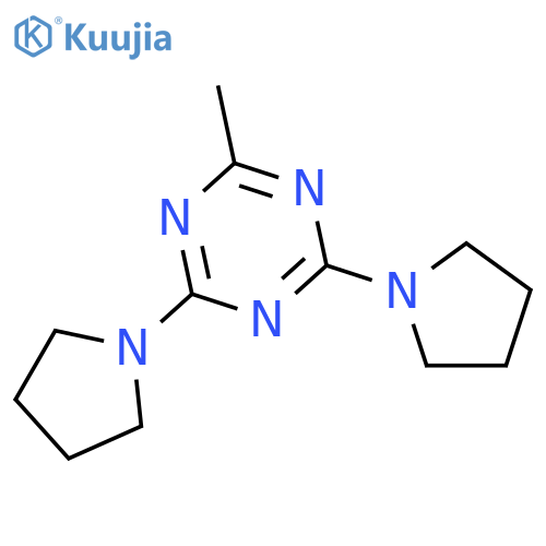 1,3,5-Triazine,2-methyl-4,6-di-1-pyrrolidinyl- structure
