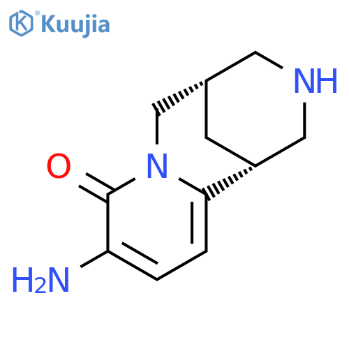 1,5-METHANO-8H-PYRIDO[1,2-A][1,5]DIAZOCIN-8-ONE, 1,2,3,4,5,6-HEXAHYDRO-9-AMINO-, (1R,5S)- structure