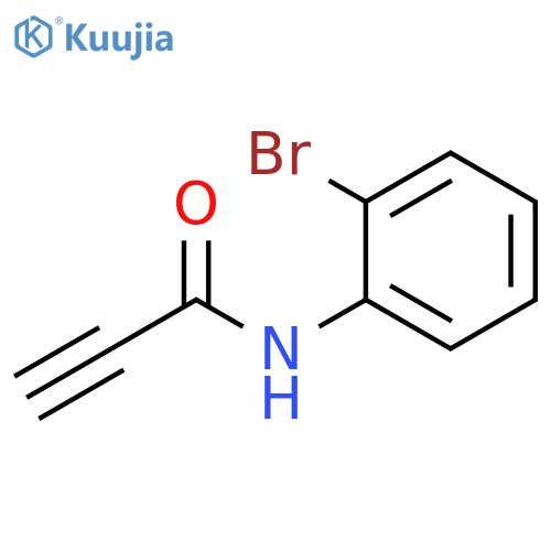 N-(2-bromophenyl)prop-2-ynamide structure