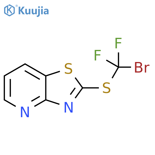 Thiazolo[4,5-b]pyridine, 2-[(bromodifluoromethyl)thio]- structure