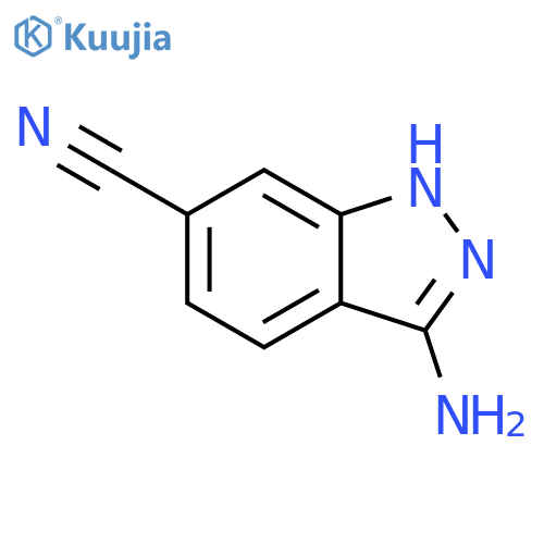 3-Amino-1H-indazole-6-carbonitrile structure