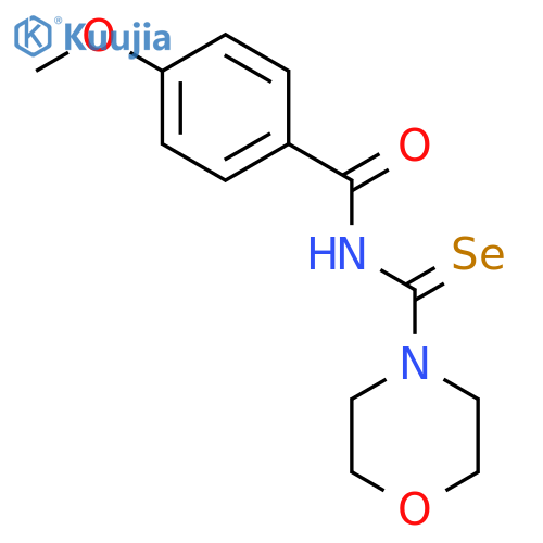 BENZAMIDE, 4-METHOXY-N-(4-MORPHOLINYLSELENOXOMETHYL)- structure
