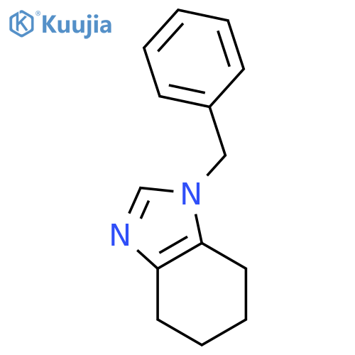 4,5,6,7-tetrahydro-1-(phenylmethyl)-1H-Benzimidazole structure