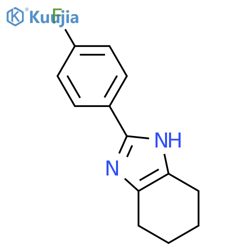 2-(4-fluorophenyl)-4,5,6,7-tetrahydro-1H-Benzimidazole structure