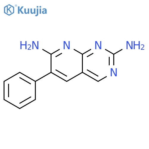 Pyrido[2,3-d]pyrimidine-2,7-diamine, 6-phenyl- structure