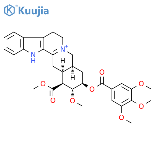 Yohimbanium, 3,4-didehydro-17-methoxy-16-(methoxycarbonyl)-18-[(3,4,5-trimethoxybenzoyl)oxy]-, (16β,17α,18β,20α)- (9CI) structure