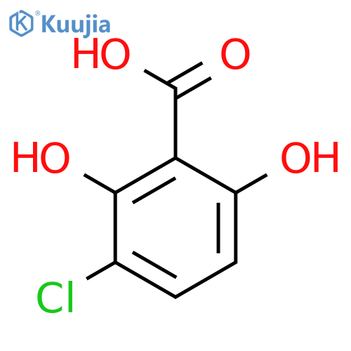 3-Chloro-2,6-dihydroxybenzoic Acid structure