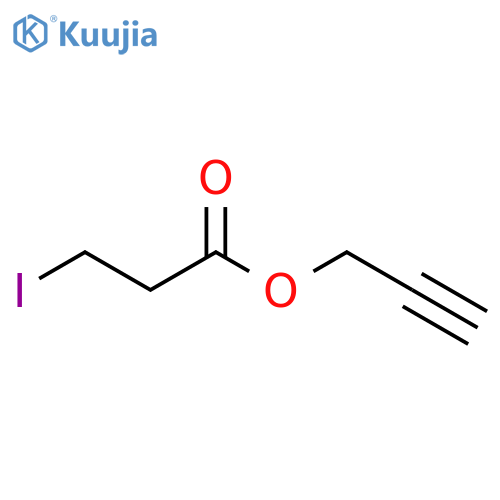 Propanoic acid, 3-iodo-, 2-propynyl ester structure