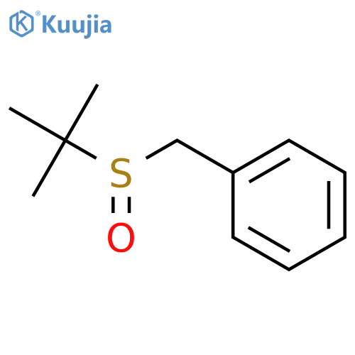 Benzene, [[(1,1-dimethylethyl)sulfinyl]methyl]- structure