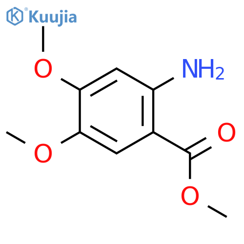 Methyl 2-amino-4,5-dimethoxybenzoate structure