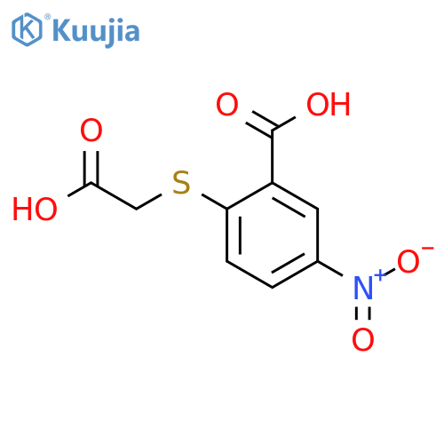 Benzoic acid,2-[(carboxymethyl)thio]-5-nitro- structure