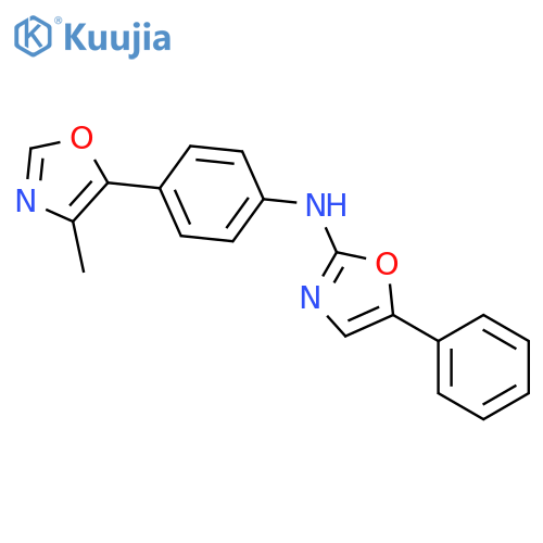 2-Oxazolamine, N-[4-(4-methyl-5-oxazolyl)phenyl]-5-phenyl- structure