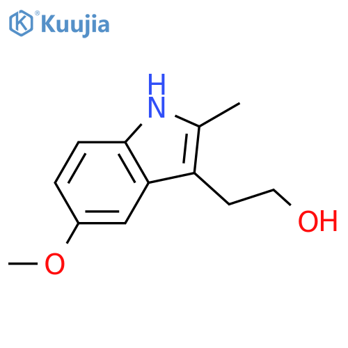 5-methoxy-2-methyl-1H-Indole-3-ethanol structure