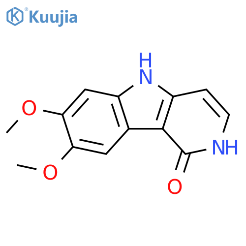 2,5-dihydro-7,8-dimethoxy-1H-Pyrido[4,3-b]indol-1-one structure