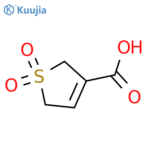 1,1-dioxo-2,5-dihydro-1lambda6-thiophene-3-carboxylic acid structure