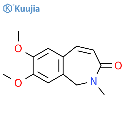 3H-2-Benzazepin-3-one, 1,2-dihydro-7,8-dimethoxy-2-methyl- structure