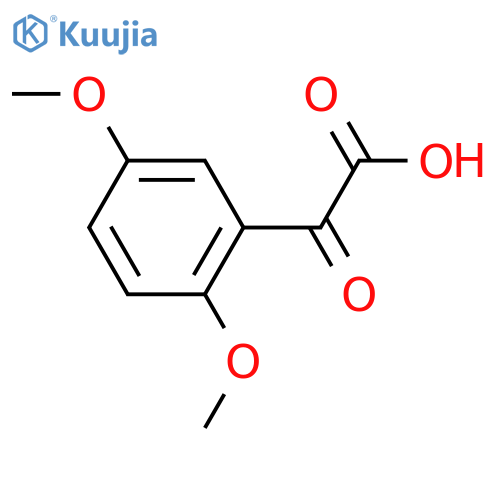 2-(2,5-dimethoxyphenyl)-2-oxoacetic acid structure