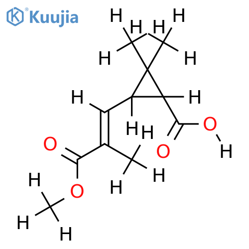 Pyrethric acid structure