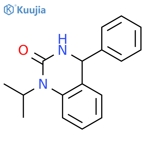 2(1H)-Quinazolinone, 3,4-dihydro-1-(1-methylethyl)-4-phenyl- structure