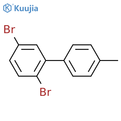 2,5-Dibromo-4'-methyl-1,1'-biphenyl structure