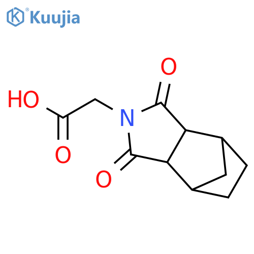 2-(1,3-Dioxohexahydro-1H-4,7-methanoisoindol-2(3H)-yl)acetic acid structure