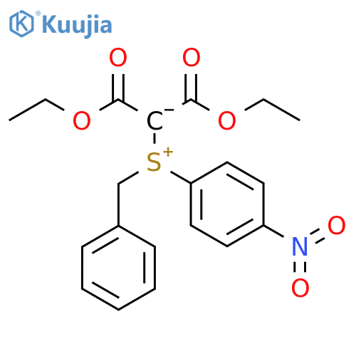 Sulfonium, [2-ethoxy-1-(ethoxycarbonyl)-2-oxoethyl](4-nitrophenyl)(phenylmethyl)-, inner salt structure