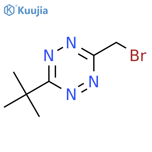 3-(Bromomethyl)-6-tert-butyl-1,2,4,5-tetrazine structure