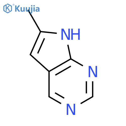 6-Methyl-7H-pyrrolo[2,3-d]pyrimidine structure
