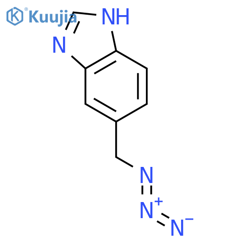 5-(azidomethyl)-1H-1,3-benzodiazole structure