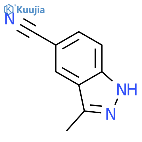 3-Methyl-1H-indazole-5-carbonitrile structure