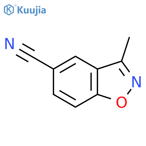 3-Methyl-benzodisoxazole-5-carbonitrile structure