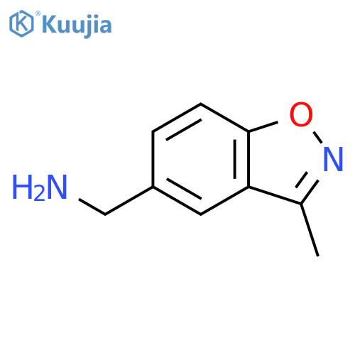 (3-Methylbenzo[d]isoxazol-5-yl)methanamine structure