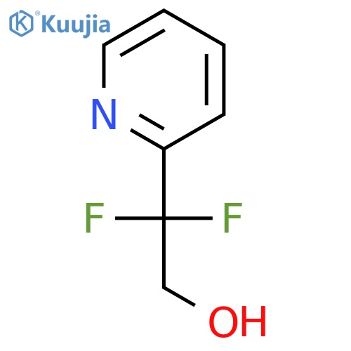 2,2-difluoro-2-(pyridin-2-yl)ethan-1-ol structure