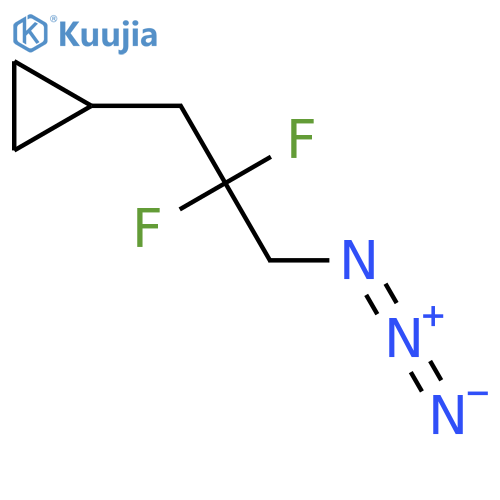 3-Cyclopropyl-2,2-difluoropropylazide structure