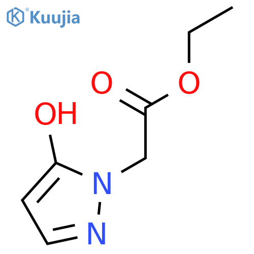 5-hydroxy-1H-Pyrazole-1-acetic acid ethyl ester structure