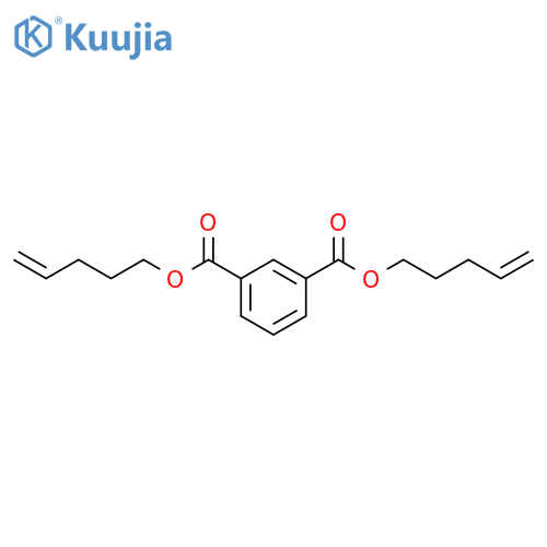 1,3-Benzenedicarboxylic acid, 1,3-di-4-penten-1-yl ester structure