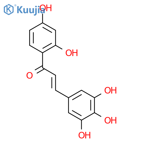 2-Propen-1-one,1-(2,4-dihydroxyphenyl)-3-(3,4,5-trihydroxyphenyl)-, (2E)- structure