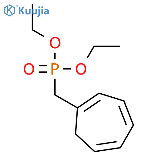 Phosphonic acid, (1,3,5-cycloheptatrien-1-ylmethyl)-, diethyl ester structure