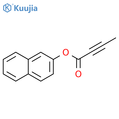 2-Butynoic acid, 2-naphthalenyl ester structure