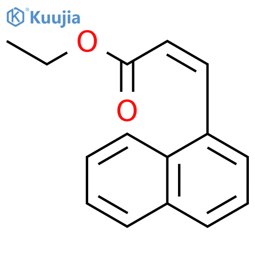 2-Propenoic acid, 3-(1-naphthalenyl)-, ethyl ester, (2Z)- structure