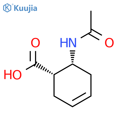 rac-(1R,6S)-6-acetamidocyclohex-3-ene-1-carboxylic acid structure