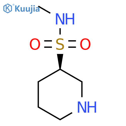 (3R)-N-methylpiperidine-3-sulfonamide structure