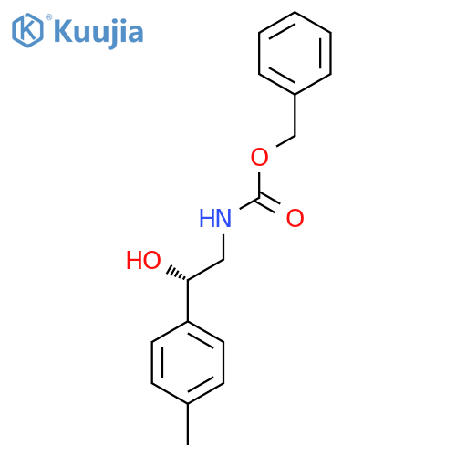 benzyl N-(2S)-2-hydroxy-2-(4-methylphenyl)ethylcarbamate structure