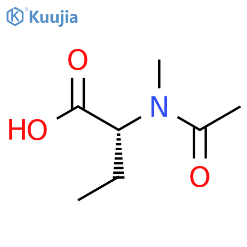 (2R)-2-(N-methylacetamido)butanoic acid structure