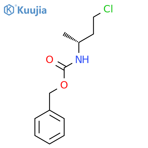 benzyl N-(2R)-4-chlorobutan-2-ylcarbamate structure
